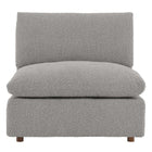 Modway Commix Down Filled Overstuffed Boucle Fabric Armless Chair