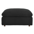 Modway Commix Down Filled Overstuffed Boucle Fabric Ottoman