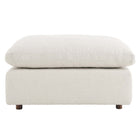 Modway Commix Down Filled Overstuffed Boucle Fabric Ottoman