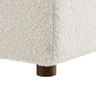 Modway Commix Down Filled Overstuffed Boucle Fabric Ottoman