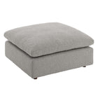 Modway Commix Down Filled Overstuffed Boucle Fabric Ottoman