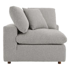 Modway Commix Down Filled Overstuffed Boucle Fabric Corner Chair