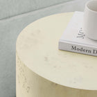 Modway Cosmos 16" Round Burl Wood Side Table