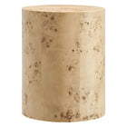 Modway Cosmos 16" Round Burl Wood Side Table  