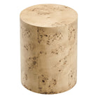 Modway Cosmos 16" Round Burl Wood Side Table