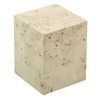 Modway Cosmos 16" Square Burl Wood Side Table