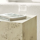 Modway Cosmos 16" Square Burl Wood Side Table