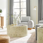 Modway Cosmos 35" Round Burl Wood Coffee Table