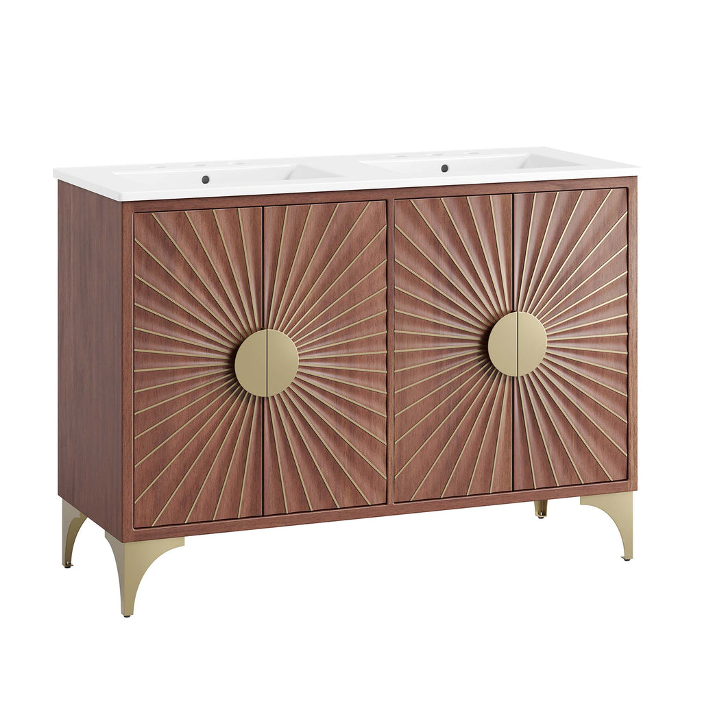 Modway Daylight 48" Double Sink Bathroom Vanity  