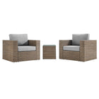 Modway Convene 3-Piece Outdoor Patio Furniture Set