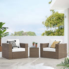 Modway Convene 3-Piece Outdoor Patio Furniture Set