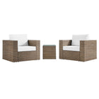 Modway Convene 3-Piece Outdoor Patio Furniture Set