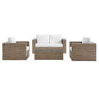 Modway Convene 4-Piece Outdoor Patio Furniture Set