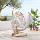 Modway Amalie Wicker Rattan Outdoor Patio Rattan Swing Chair