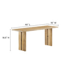 Modway Amistad 46" Wood Bench