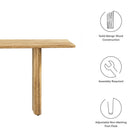 Modway Amistad 58" Wood Bench