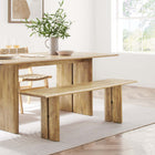 Modway Amistad 58" Wood Bench