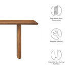 Modway Amistad 58" Wood Bench