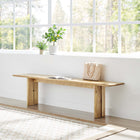 Modway Amistad 72" Wood Bench