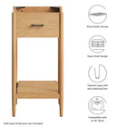 Modway Zaire 18" Bathroom Vanity Cabinet (Sink Basin Not Included)