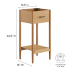 Modway Zaire 18" Bathroom Vanity Cabinet (Sink Basin Not Included)