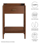 Modway Zaire 24" Bathroom Vanity Cabinet (Sink Basin Not Included)