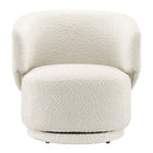Modway Celestia Boucle Fabric Swivel Chair