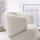 Modway Celestia Boucle Fabric Swivel Chair