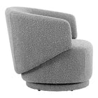 Modway Celestia Boucle Fabric Swivel Chair