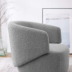 Modway Celestia Boucle Fabric Swivel Chair