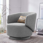 Modway Celestia Boucle Fabric Swivel Chair