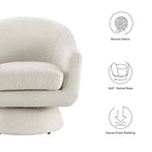 Modway Astral Boucle Fabric Swivel Chair