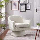 Modway Astral Boucle Fabric Swivel Chair