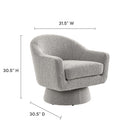 Modway Astral Boucle Fabric Swivel Chair