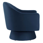 Modway Astral Performance Velvet Fabric and Wood Swivel Chair