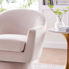 Modway Astral Performance Velvet Fabric and Wood Swivel Chair
