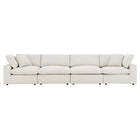 Modway Commix Down Filled Overstuffed Boucle Fabric 4-Seater Sofa