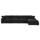 Modway Commix 5-Piece Down Filled Overstuffed Boucle Fabric Sectional Sofa EEI-6365