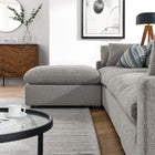 Modway Commix 5-Piece Down Filled Overstuffed Boucle Fabric Sectional Sofa EEI-6365