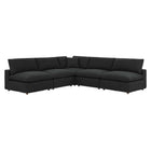 Modway Commix 5-Piece Down Filled Overstuffed Boucle Fabric Sectional Sofa EEI-6367