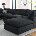 Modway Commix 7-Piece Down Filled Overstuffed Boucle Sectional Sofa