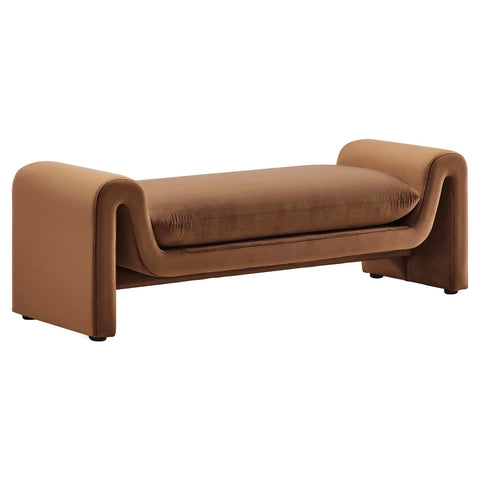 Modway Waverly Performance Velvet Bench  