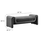 Modway Waverly Performance Velvet Bench
