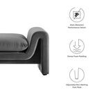 Modway Waverly Performance Velvet Bench