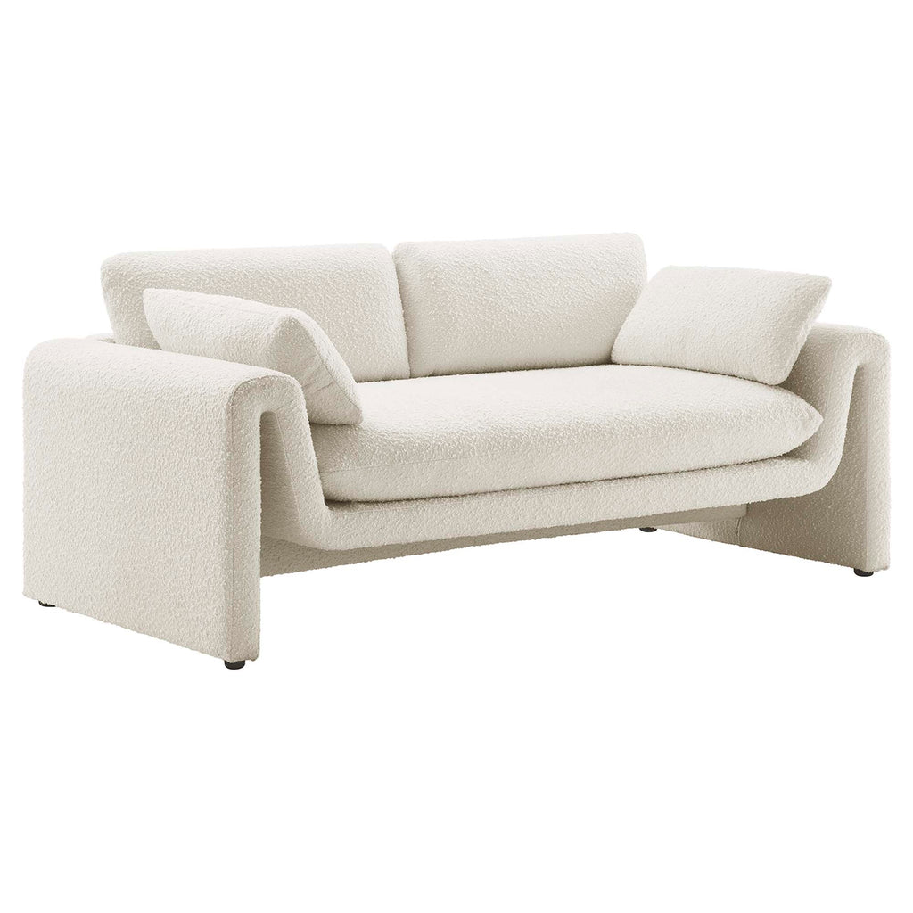 Modway Waverly Boucle Fabric Sofa  
