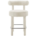 Modway Toulouse Boucle Fabric Counter Stool