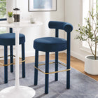 Modway Toulouse Performance Velvet Bar Stool