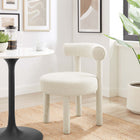 Modway Toulouse Boucle Fabric Dining Chair