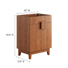 Modway Miles 24" Bathroom Vanity Cabinet (Sink Basin Not Included)