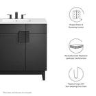 Modway Miles 36" Bathroom Vanity Cabinet (Sink Basin Not Included)